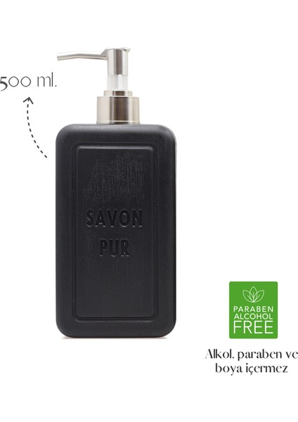 Savon De Royal Savon Pur Luxury Vegan Sıvı Sabun Siyah 500 ml