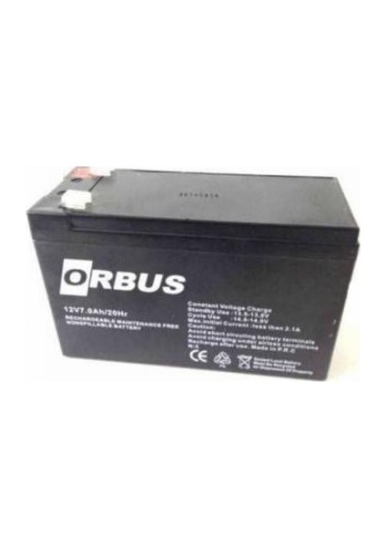 12V/7.0AMPER Ups Aküsü Orbus