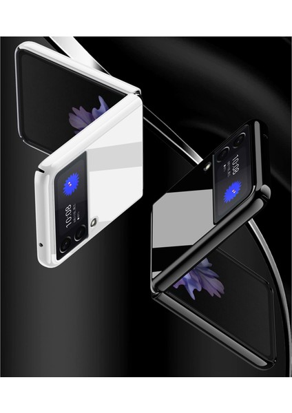 Samsung Galaxy Z Flip3 5g Için Piyano Boya Koruyucu Kılıf Siyah fırsatları