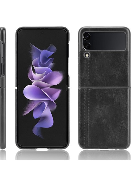 Samsung Galaxy Z Flip3 5g Için Pc + Pu + Tpu Kılıf Siyah fiyatları
