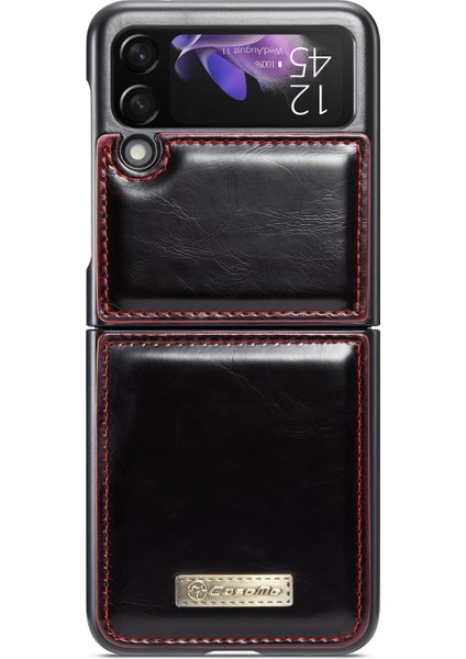 Caseme 003 Samsung Galaxy Z Flip3 5g Için Telefon Kılıfı Kırmızı