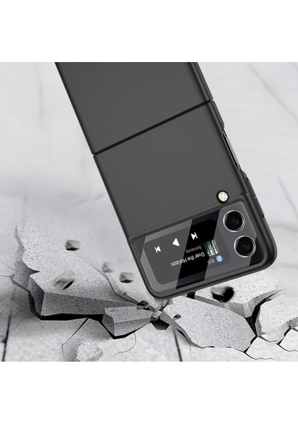 Samsung Galaxy Z Flip3 5g Için Gkk Ultra-Ince Tam Kapak Kılıf Siyah modelleri