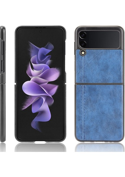 Samsung Galaxy Z Flip3 5g Için Pc + Pu + Tpu Kılıf Mavi(Yurt Dışından) modelleri