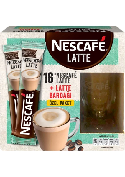 Latte 16'lı + Özel Latte Bardak