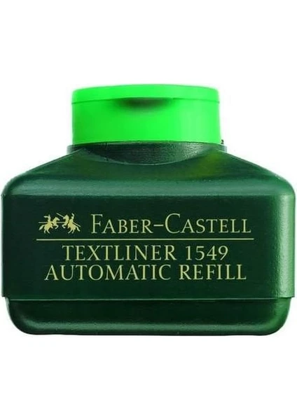 Faber-Castell Fosforlu Kalem Mürekkebi 25 ml Yeşil 15 49 63