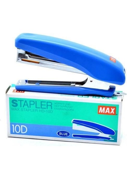 Max Küçük Zımba Makinası 20 Sy No:10 Mavi HD10D