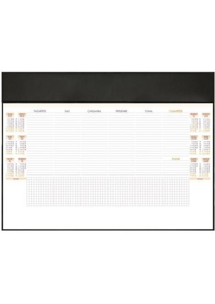 Keskin Color Aj-69 Masa Takvimi Biala Çizgili