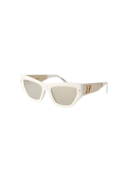 Dsquared D0033/SSZJUEQ53 Kadın Güneş Gözlüğü Beyaz Kemik Çerçeveli UV400
