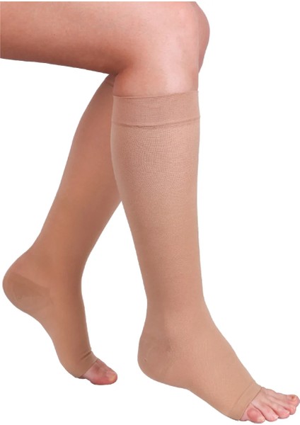 Ccl-1 Dizaltı Burnu Açık Çorabı 18-21MMHG