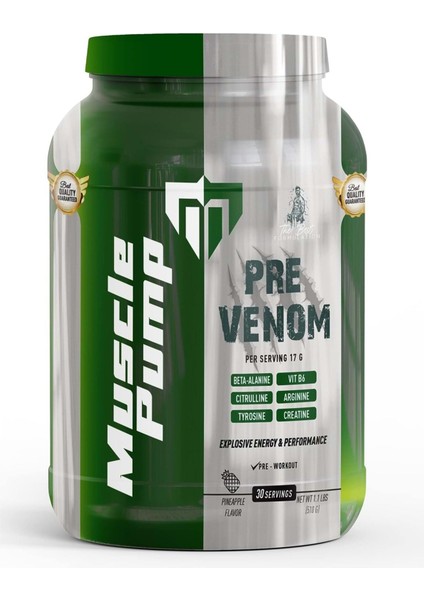 Muscle Pump Pre-Venom Powder Ananas 510g