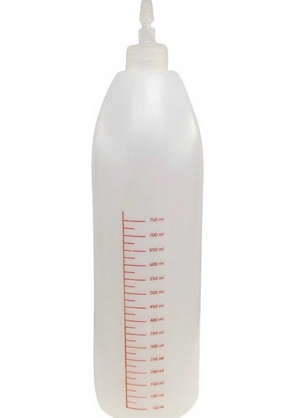 Bora Plastik Şeffaf Ölçülü Sosluk 1000 ml