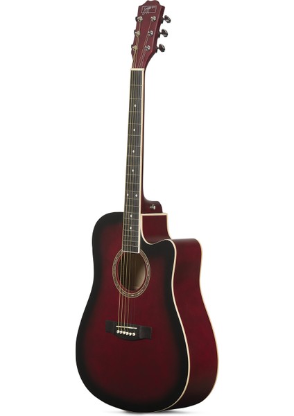 AZCP100RDS Kırmızı Akustik Gitar