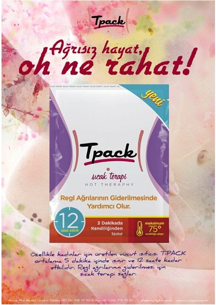 Tpack Regl Ağrıları Için Sıcak Terapi Bandı