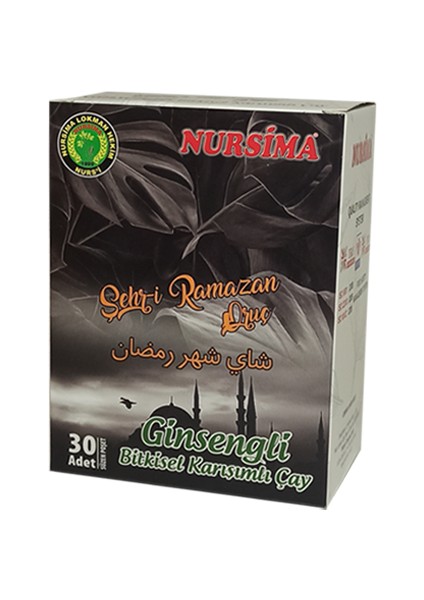Şehr-i Ramazan Oruç Ginsengli Bitkisel Karışımlı Çay 40 Süzen Poşet