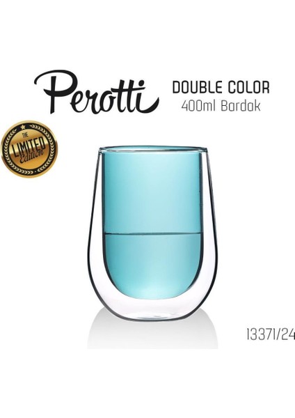 Double Color 400 ml Bardak 24 13371