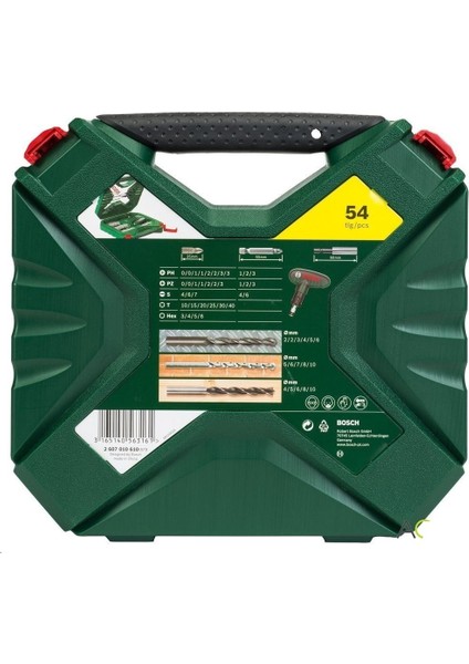 Gsb 13 Re 600 W Darbeli Matkap + 54 Parça Matkap Ucu Seti Vidalama Ucu Cırcır Tornavida indirimleri