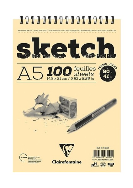 A5 Sketch Book 90GR 100SF N96158P