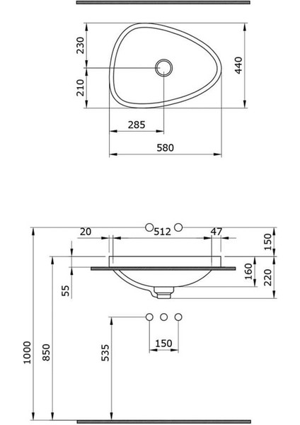 Bocchi Etna Tezgah Üstü Lavabo 58 cm Mat Kahverengi 1112-025-0125 modelleri