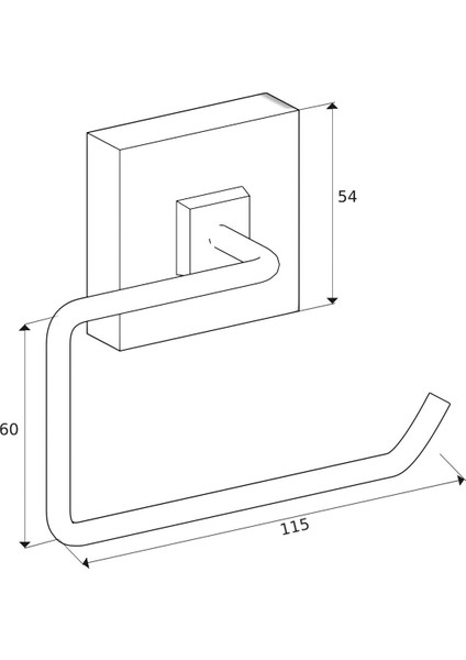 Delmeye Son Yapışkanlı Premium Tuvalet Kağıtlığı Krom Y-408 fiyatları
