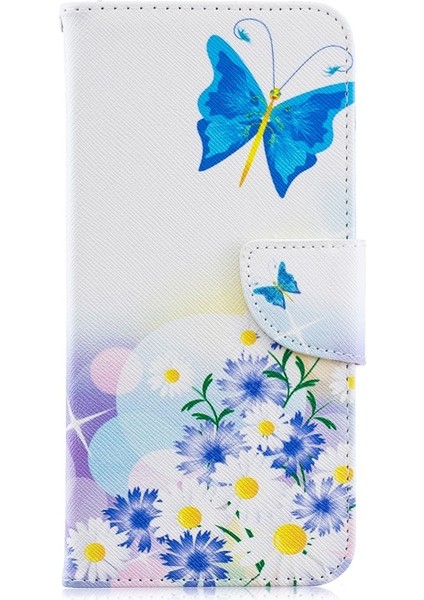 Galaxy A70 Için Desenli Baskılı Pu Deri Cüzdan Işlevli Darbeye Dayanıklı Stand Kapaklı Telefon Kılıfı (Yurt Dışından)