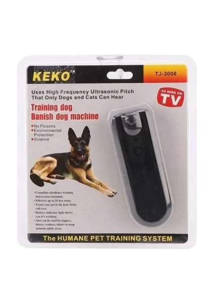 Köpek Savar TJ-3008 (Ultrasonik Kedi-Köpek Kovucu)