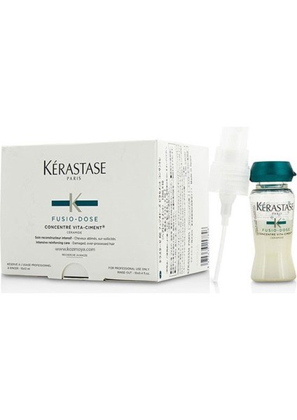 Fusio Dose Concentre Vita Ciment Yıpranmış Saçlar Için Onarıcı Kür 10 x 12 ml