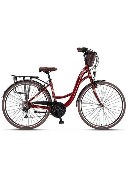 Ümit 26J Ümit Valencıa Bayan Şehir Bisikleti - Bordo - 43