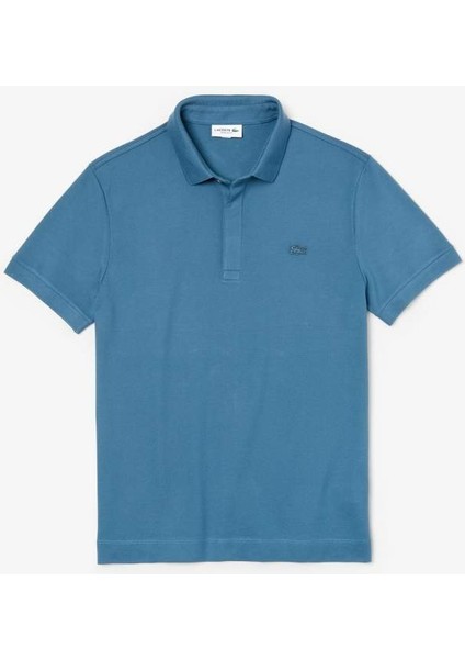 Erkek Paris Polo Yaka T-Shirt - Mavi