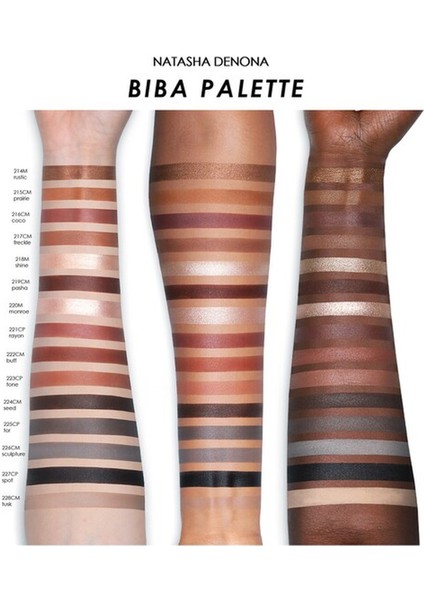 Bıba All Neutral Eyeshadow Palette (15 x 2.5 G)