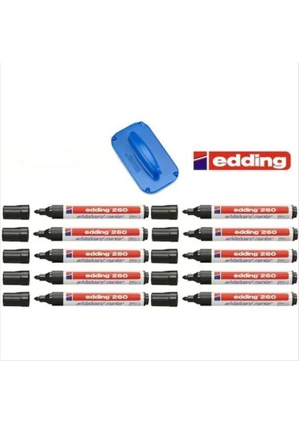 Edding 260 Silinebilir Yazı Tahtası Kalemi Seti Board Marker