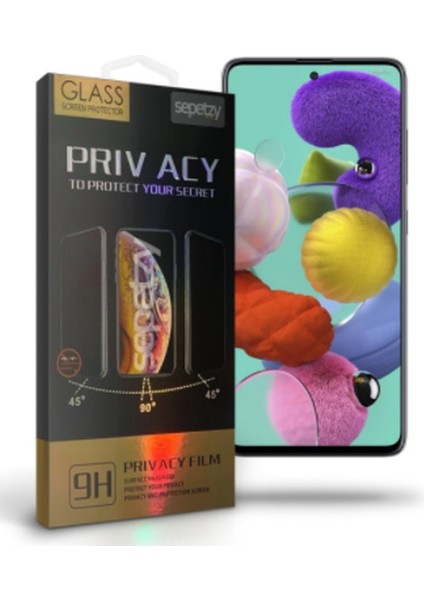 Samsung A51 Hayalet(Privacy) Cam Ekran Koruyucu