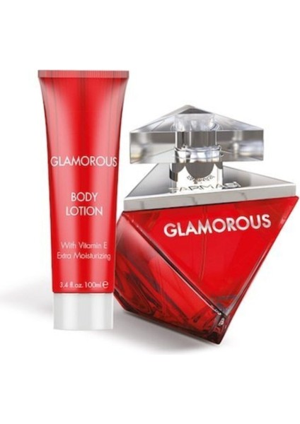 Glamorous Body Lotion + Glamorous Edp Kadın Parfümü 50 ml