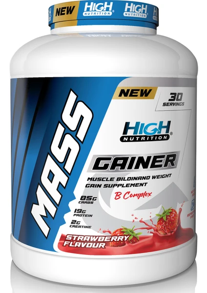 Nutrition Mass Gainer 3600 gr Çilek Aromalı Karbonhidrat Tozu