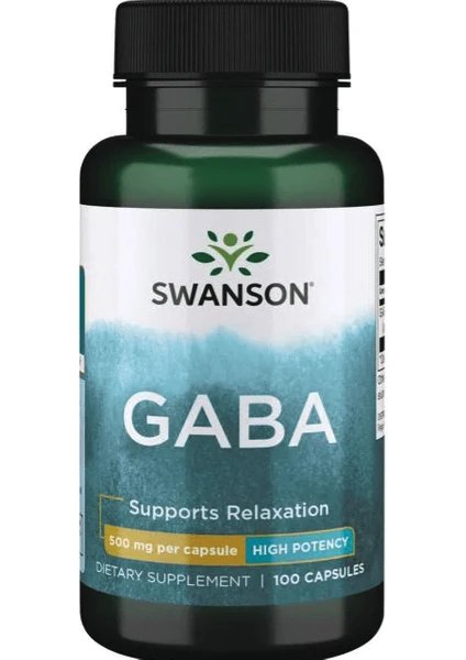 Premium Gaba High Potency 500MG 100 Capsul