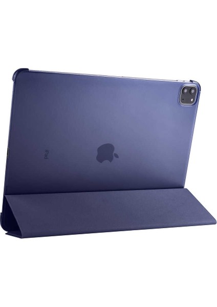 Apple iPad Pro 12.9 2021 (5.nesil) Kılıf Deri Görünüm Standlı Kapak Tam Koruma Tablet Kılıfı