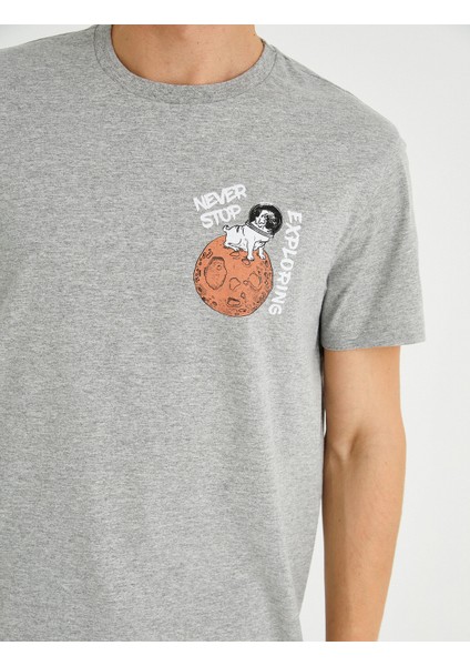 Erkek Köpek Baskılı Tişört indirimleri