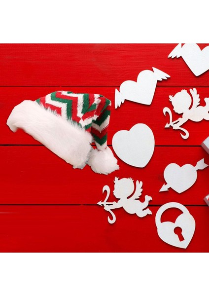 Noel Şapka Santa Claus Şapka Yetişkinler Noel Şapka Tatil Dekor Kırmızı Yeşil (Yurt Dışından) indirimleri