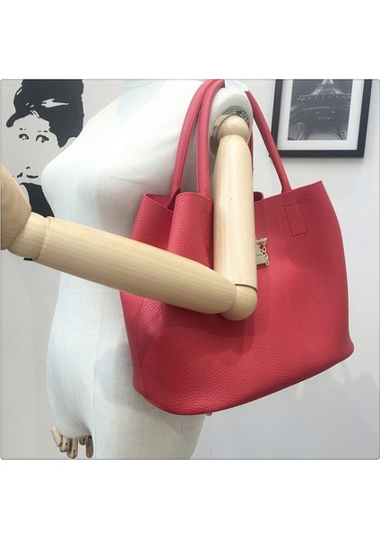 Kadın Çantaları Ünlü Moda Şeker Omuz Çantaları Kadın Tote Basit Trapez Kadın Messenger Çanta Ana Kesesi (Yurt Dışından) indirimleri