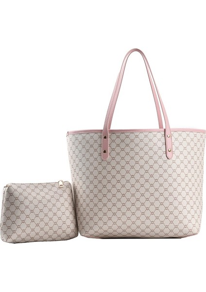 2 Adet Omuz Çanta Seti - Pembe (Yurt Dışından)