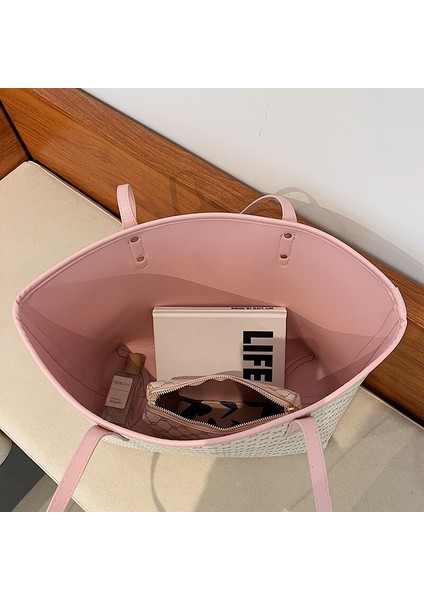 2 Adet Omuz Çanta Seti - Pembe (Yurt Dışından) modelleri