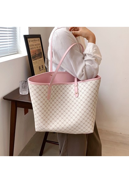 2 Adet Omuz Çanta Seti - Pembe (Yurt Dışından) fırsatları