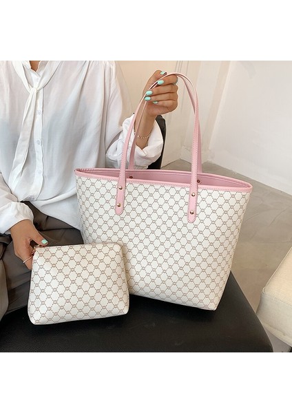 2 Adet Omuz Çanta Seti - Pembe (Yurt Dışından) indirimleri