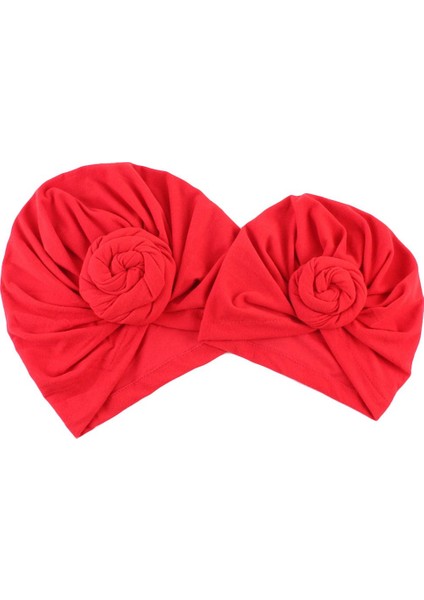 Anne ve Bebek Çiçek Türban Şapka Anne ve Bebek Üst Şapka Toddler Kırmızı Ayarla (Yurt Dışından) modelleri