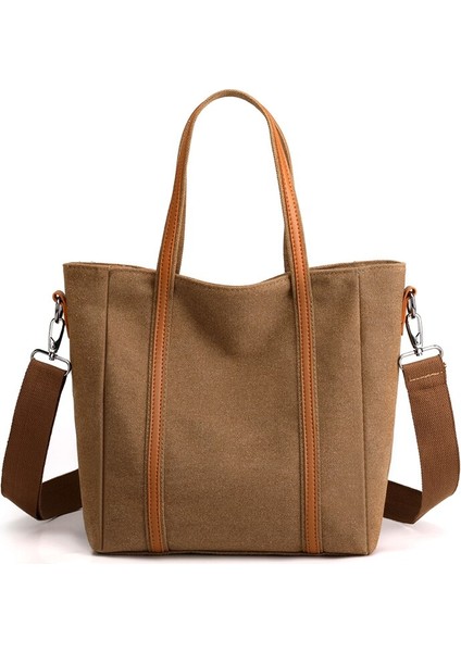 Kadın Moda Çanta Tuval Crossbody Çanta Retro Kadın Çanta Seyahat Omuz Messenger Çanta Eğlence Paketi (Yurt Dışından)