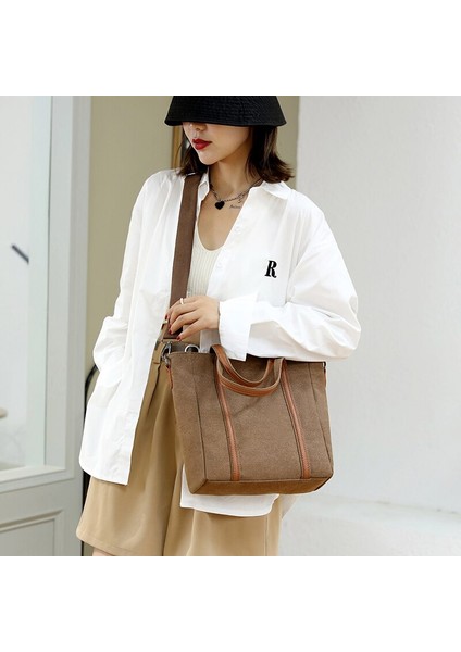 Kadın Moda Çanta Tuval Crossbody Çanta Retro Kadın Çanta Seyahat Omuz Messenger Çanta Eğlence Paketi (Yurt Dışından) modelleri