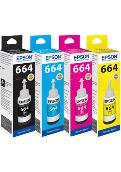 Ecotank L550 orjinal Mürekkep Takımı