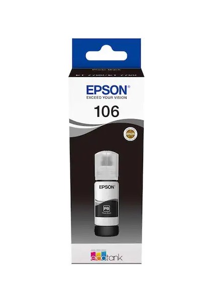 Foto Siyah Orjinal Mürekkep 106-C13T00R140
