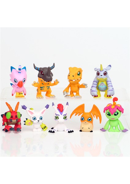 9 Adet Digimon Aksiyon Figürleri - Çok Renkli (Yurt Dışından)