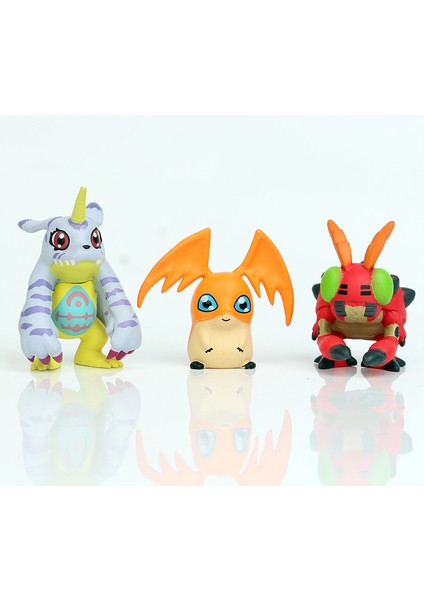 9 Adet Digimon Aksiyon Figürleri - Çok Renkli (Yurt Dışından)