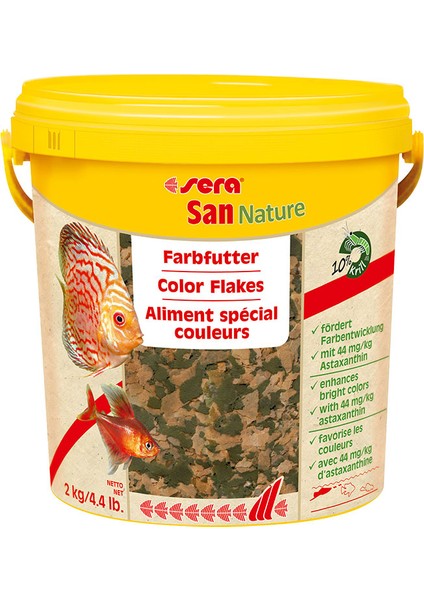Sera San Nature 10 Lt(2 Kg)-Zoo